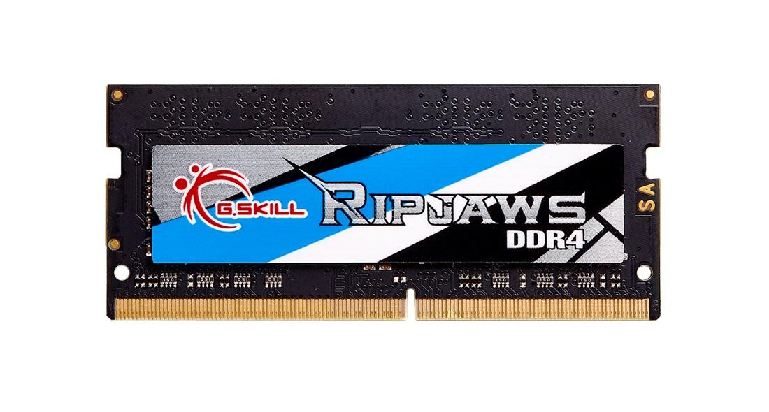 MEMORIA RAM SODIMM GSKILL RIPJAWS 16GB DDR4 3200MHZ CL22 NEGRO F4 3200C22S 16GRS - GSKILL