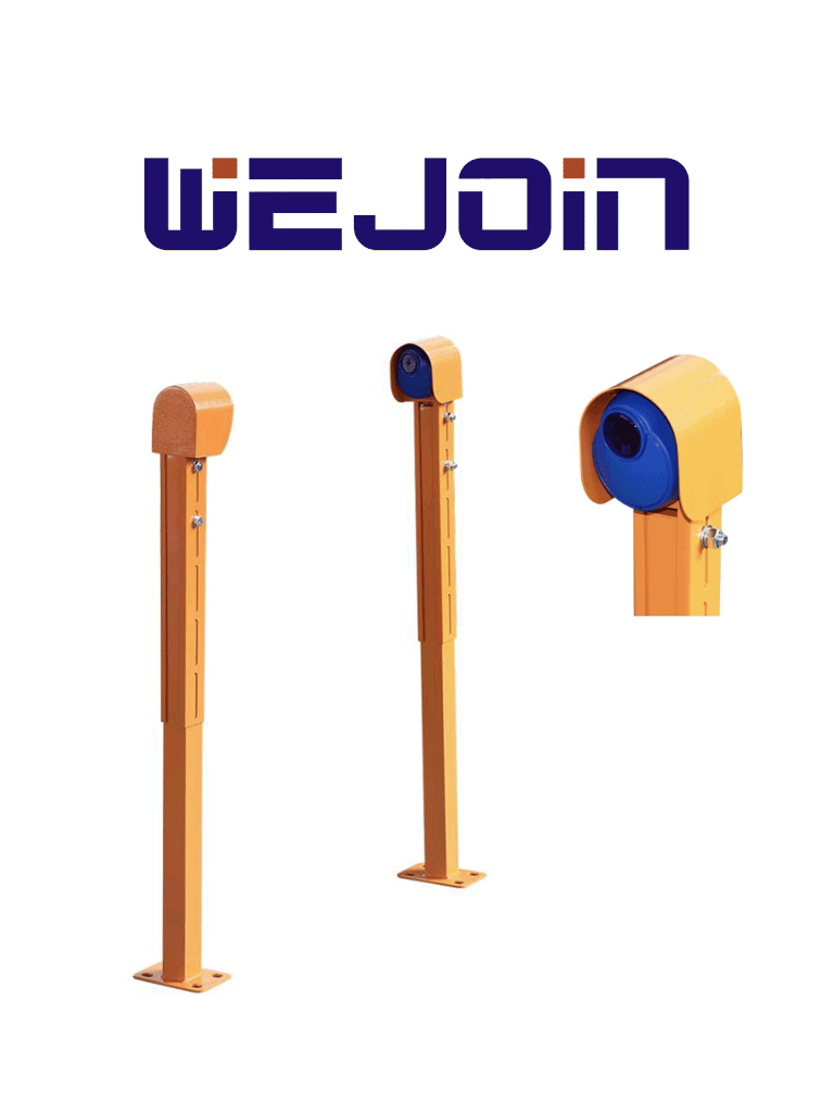 WEJOIN WJPJ101 - Fotocelda de luz Infrarroja con pedestal / Compatible con Barreras Wejoin / Motor corredizo WJPKMP202 - WEJOIN