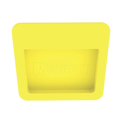 Tapa Final Para Canaletas FiberRunner™ 4x4, de Instalación a Presión, Color Amarillo <br>  <strong>Código SAT:</strong> 39131714 <img src='https://ftp3.syscom.mx/usuarios/fotos/logotipos/panduit.png' width='20%'>  - PANDUIT