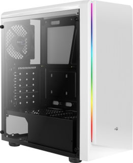 AeroCool - Mid tower - white - AEROCOOL