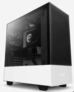 GABINETE NZXT H510 FLOW MIDITOWER ATX TG 2VENT S/FTE BK/WH CA-H52FW-01 - NZXT