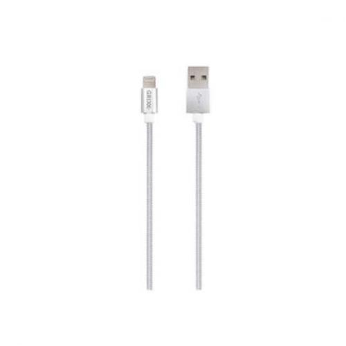 Cable Grixx Lightning A USB A 3M Blanco Carga y Sincronización con Licencia Apple - GROIPCA8PINFW03