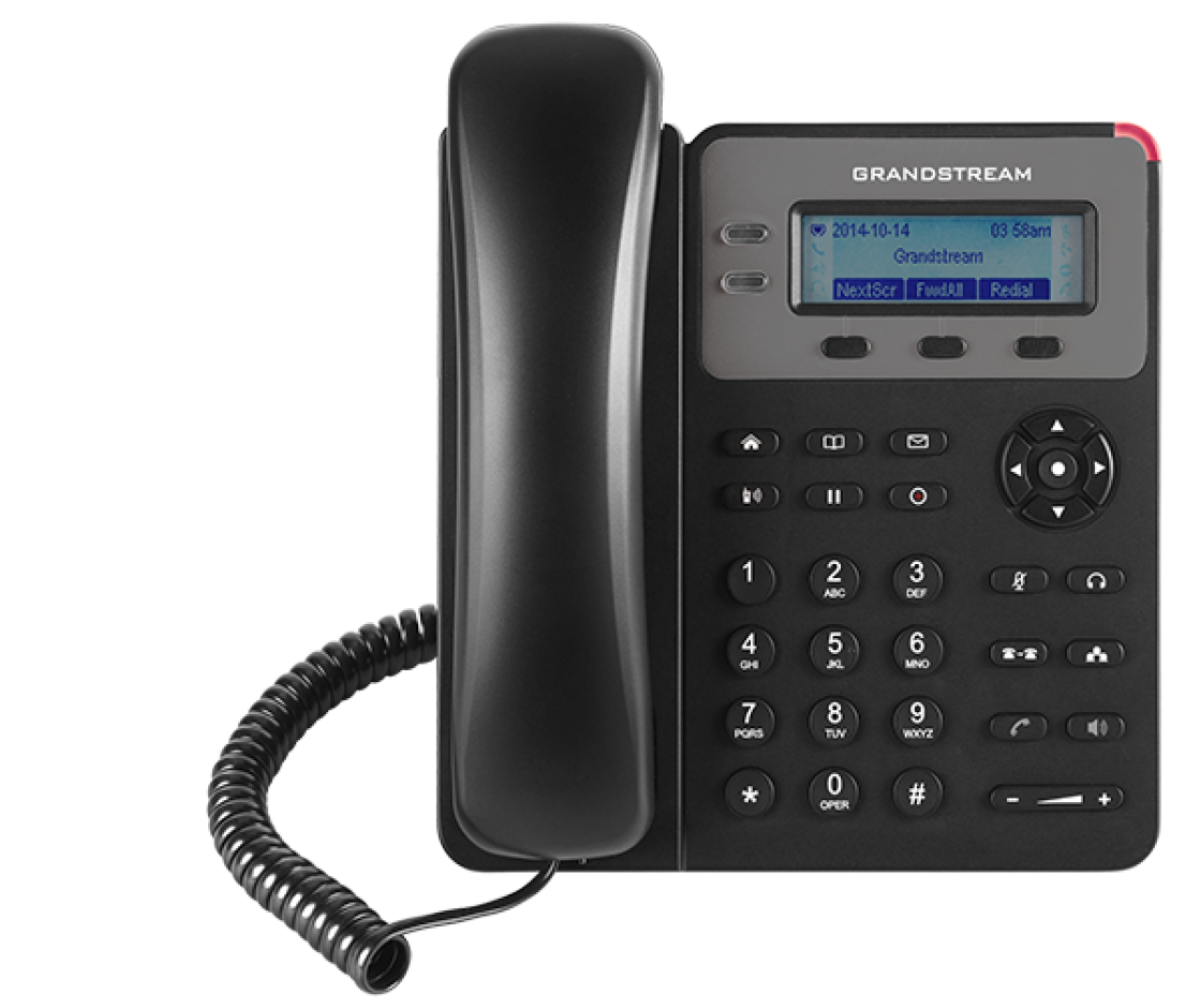 TELEFONO IP GRANDSTREAM GXP-1610/GXP1610, 1 LINEA, 3 VIAS, 5VCD  - GRANDSTREAM