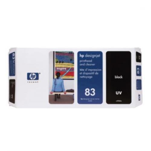 Cabezal HP LF de Impresión y Limpiador de Tinta Color Negro 83V - C4960A