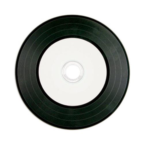 94550 Verbatim CD-R 80min 52X con vinilo digital / superficie imprimible por inyección de tinta blanca, cubo imprimible - husillo de 50pk