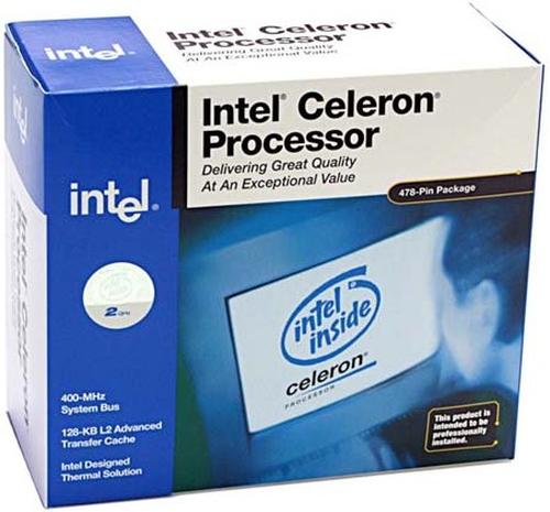 Intel Celeron 2.10 GHz Processor BX80532RC2100B UPC  - INTEL