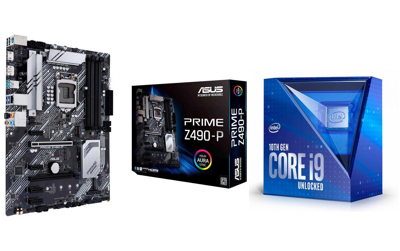 Intel - Core i9 I9-10850K - 36 GHz - 10-core tarjeta madre Z490P - CM-323379-12