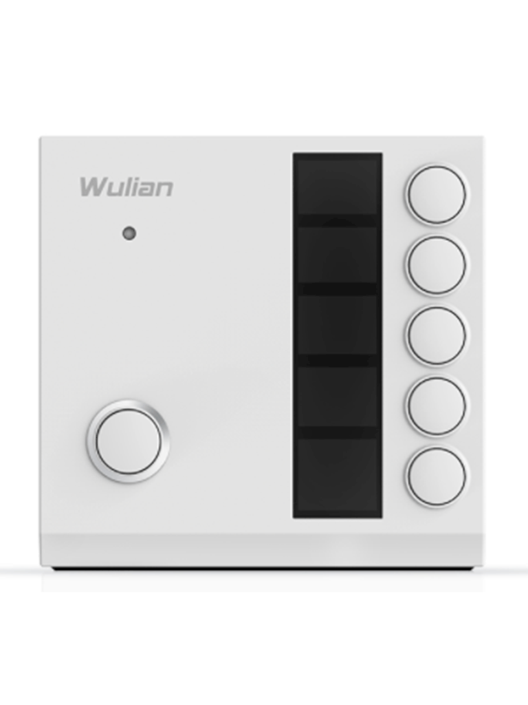 WULIAN ZCENEW - Interruptor para la creacion de Escenas/  Zigbee / Activa Escena con una sola Tecla / Controla Luces, Cortinas, Electronicos, audio, etc/ Administracion y control desde Celular  - WULIAN