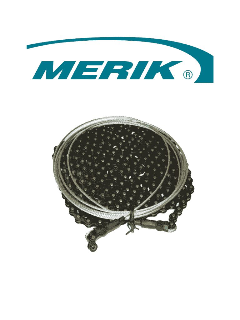 MERIK MRC - Juego de cadena con cable para motor MERIK - MERIK