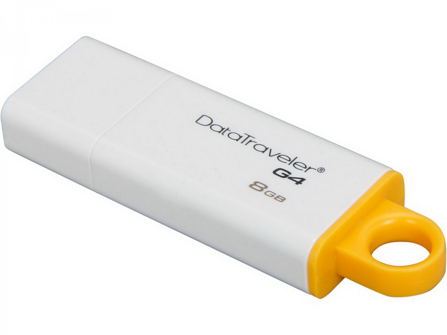 MEMORIA USB 3.0 DE 8GB KINGSTON DTIG4/8GB BLANCO/AMARILLO  - DTIG4/8GB