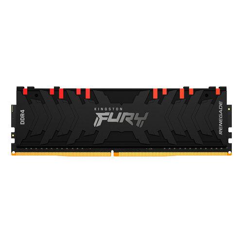 MEMORIA RAM DIMM KINGSTON FURY RENEGADE 32GB DDR4 3600MHZ CL18 NEGRO RGB KF436C18RBA 32 - KF436C18RBA/32
