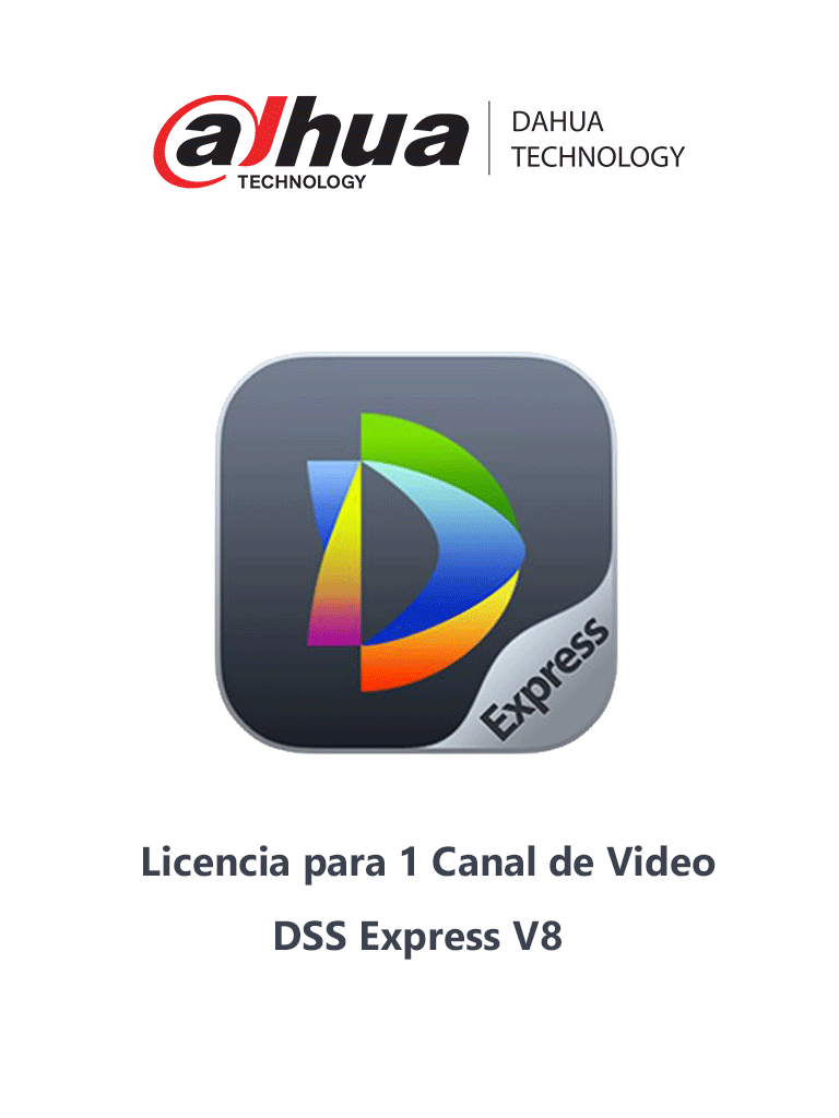 DAHUA DHI-DSSExpress8-Video-Channel-License - Licencia para 1 Canal de Video Adicional de Software DSS Express versión 8/ Compatible con Camaras IP, NVR's y DVR's/ - DHI-DSSExpress8-Video-Channel-License