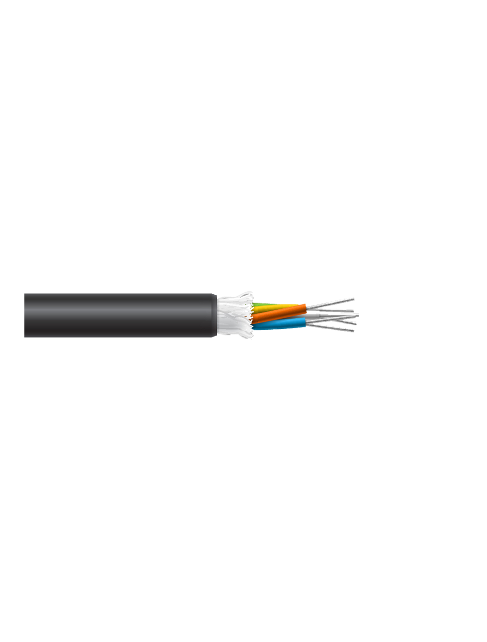 Cable 12 Fiber Xglo Mm Om4 50125 IndoorOutdoor Loose Tube Gel Armored Lsoh3C Black Per Meter International 9GGA5H012GT501M - 9GGA5H012GT501M