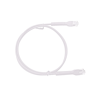 Cable de Parcheo Ultra Slim Con RJ45 Flexible UTP Cat6 - 10m Blanco Diámetro Reducido <br>  <strong>Código SAT:</strong> 43223303 - LPPSLIM10WH