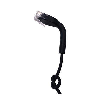 Cable de Parcheo Ultra Slim Con RJ45 Flexible UTP Cat6 - 3 m Negro Diámetro Reducido <br>  <strong>Código SAT:</strong> 43223303 - LINKEDPRO