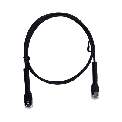 Cable de Parcheo Ultra Slim Con RJ45 Flexible UTP Cat6 - 3 m Negro Diámetro Reducido <br>  <strong>Código SAT:</strong> 43223303 - LINKEDPRO