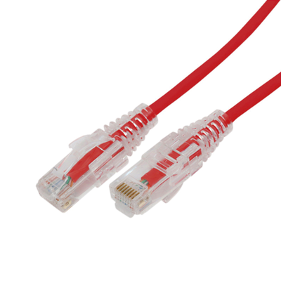 Cable de Parcheo Slim UTP Cat6A - 10 m Rojo Diámetro Reducido (28 AWG) <br>  <strong>Código SAT:</strong> 43223303 <img src='https://ftp3.syscom.mx/usuarios/fotos/logotipos/linkedpro_by_epcom.png' width='20%'>  - LINKEDPRO BY EPCOM