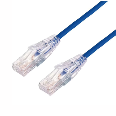 Cable de Parcheo Slim UTP Cat6A - 2 m Azul, Diámetro Reducido (28 AWG) <br>  <strong>Código SAT:</strong> 43223303 <img src='https://ftp3.syscom.mx/usuarios/fotos/logotipos/linkedpro_by_epcom.png' width='20%'>  - LPUT6A200BU28