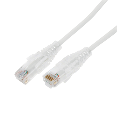 Cable de Parcheo Slim UTP Cat6A - 3 m Blanco, Diámetro Reducido (28 AWG) <br>  <strong>Código SAT:</strong> 43223303 <img src='https://ftp3.syscom.mx/usuarios/fotos/logotipos/linkedpro_by_epcom.png' width='20%'>  - LPUT6A300WH28