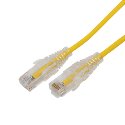 Cable de Parcheo Slim UTP Cat6A - 5 m Amarillo, Diámetro Reducido (28 AWG) <br>  <strong>Código SAT:</strong> 43223303 <img src='https://ftp3.syscom.mx/usuarios/fotos/logotipos/linkedpro_by_epcom.png' width='20%'>  - LINKEDPRO BY EPCOM