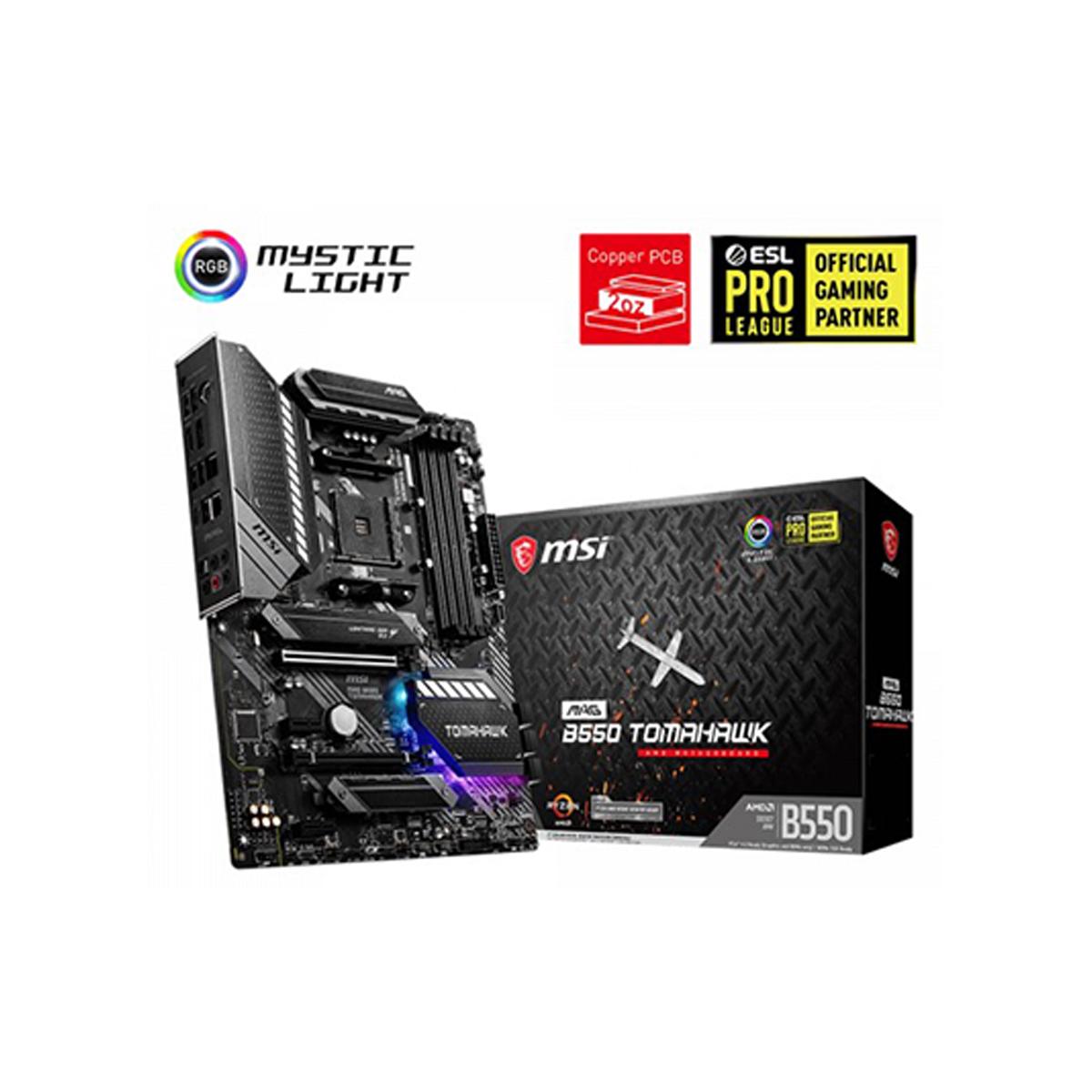 Mb Msi Mag B550 Tomahawk 3era Gen Ryzen 4ddr4 4400 Hdmi Dp Atx Upc Mag