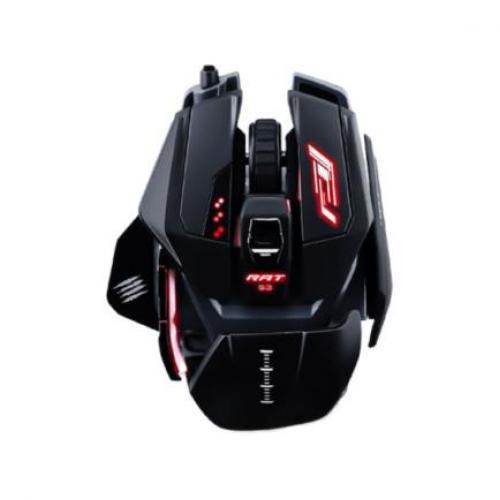 Mouse Óptico Mad Catz R.A.T. Pro S3 Gaming 7200 dpi Color Negro - MR03DCAMBL00