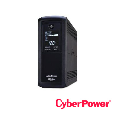 No-Break CyberPower, 1350 VA, 810 W, 16 h, Negro, Hogar y Oficina CP1350AVRLCDa CP1350AVRLCDa EAN UPC 649532013500 - NBKCYP160