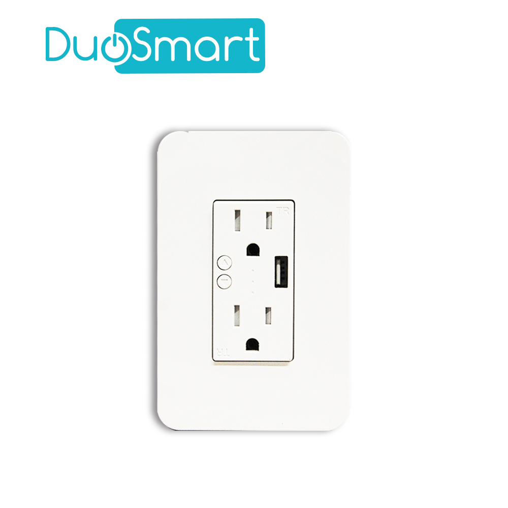 Enchufe / Tomacorriente De Pared Inteligente /smart Wifi Usb - Mi