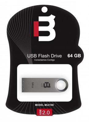 Memoria USB Blackpcs MU2108S-64, Plata, 64 GB, USB 2.0 MU2108S-64 MU2108S-64 EAN 7500463484117UPC  - MU2108S-64