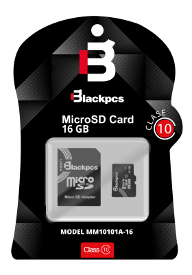 Memoria MicroSD Blackpcs de 32GB Clase10 con disipador Clase10  Clase10  EAN 7500462768119UPC  - BLACKPCS