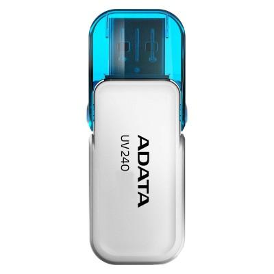 Memoria USB ADATA AUV240-16G-RWH, Blanco, 16 GB, USB 2.0 AUV240-16G-RWH AUV240-16G-RWHEAN 4713218465375UPC  - ADATA