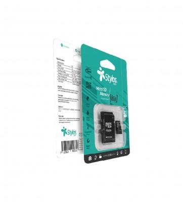 Memoria Micro SD 8GB C/A Stylos. STMSD81B STMSD81B STMSD81B EAN 7503021490353UPC  - MEMSTY010