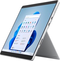 Microsoft Surface Pro X - Tablet - 13" - 2880 x 1920 - Touchscreen - Intel SQ2 - 16 GB LPDDR4X SDRAM - 256 GB SSD - Adreno 690 GPU - Platinum - Spanish (Latin American) - MICROSOFT
