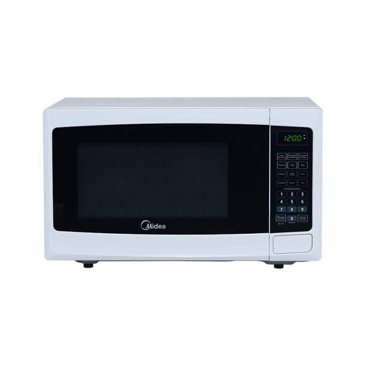 HORNO DE MICROONDAS MIDEA PRACTIA MMDF07S2BW 07 PIES 1050W GAB BLANCO PUERTA NEGRO MMDF07S2BW - MAGEFESA