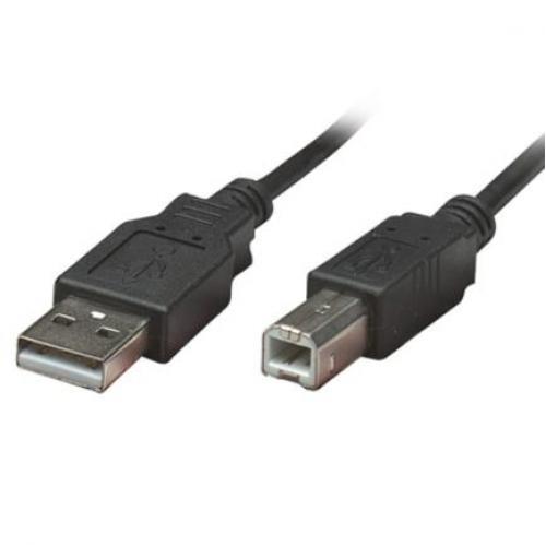 Cable Manhattan USB A-B Económico Genérico 1.8m Color Negro - 771023
