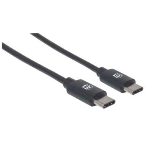 CABLE MANHATTAN USB-C CM-CM 3M V2 NEGRO UPC 766623354882 - 354882
