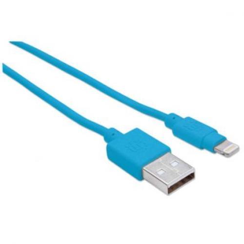 Cable Manhattan Lightning a USB-A 1m Color Azul - 391467