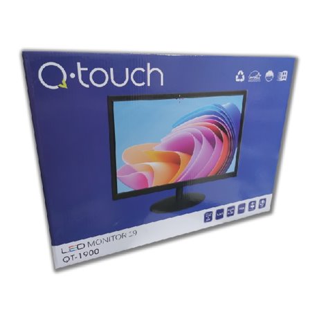 MONITOR Q-TOUCH QT-1900 19.5 1440*900 VGA/HDMI 60HZ UPC  - Q TOUCH