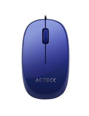 Mouse ACTECK Alámbrico USB 1200 DPI WINDOWS-LINUX Morado OPTIMIZE MH215 ENTRY AC-928861 EAN 7506215928861UPC  - AC-928861