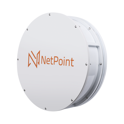 Antena Blindada de alto rendimiento / 4 ft / 4.9-6.4 GHz / Ganancia 37 dBi / SLANT de 45 ° y 90 ° / Conectores N-hembra / Montaje con alineación milimétrica y jumper incluidos. <br>  <strong>Código SAT:</strong> 43221700 <img src='https://ftp3.syscom.mx/usuarios/fotos/logotipos/netpoint.png' width='20%'>  - NETPOINT