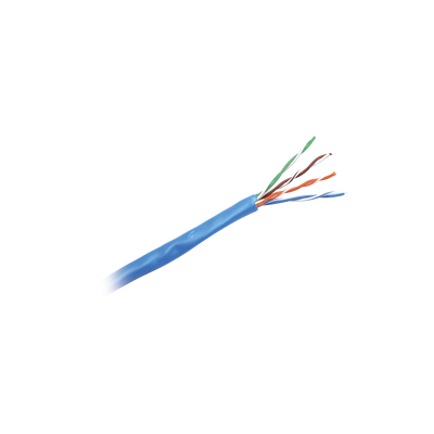 Bobina de cable UTP 305 m. de Cobre, NetKey, Azul, Categoría 5e (24 AWG), PVC (CM), de 4 pares <br>  <strong>Código SAT:</strong> 26121609 <img src='https://ftp3.syscom.mx/usuarios/fotos/logotipos/panduit.png' width='20%'>  - PANDUIT