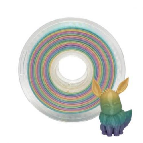 Filamento Onsun 3D PLA Rainbow 1.75mm 1kg/Rollo Color Degradado - ON-PLA20270GT
