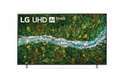 Pantalla LG UP77 75" AI ThinQ Smart TV UHD 4K Resolución 3840x2160 webOS - 75UP7760PSB