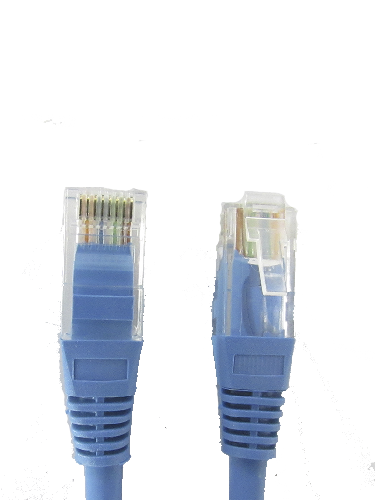 SAXXON P5E3UA - Cable patch cord UTP 3 metros / CAT 5E / Color azul #LosIndispensables - P5E3UA