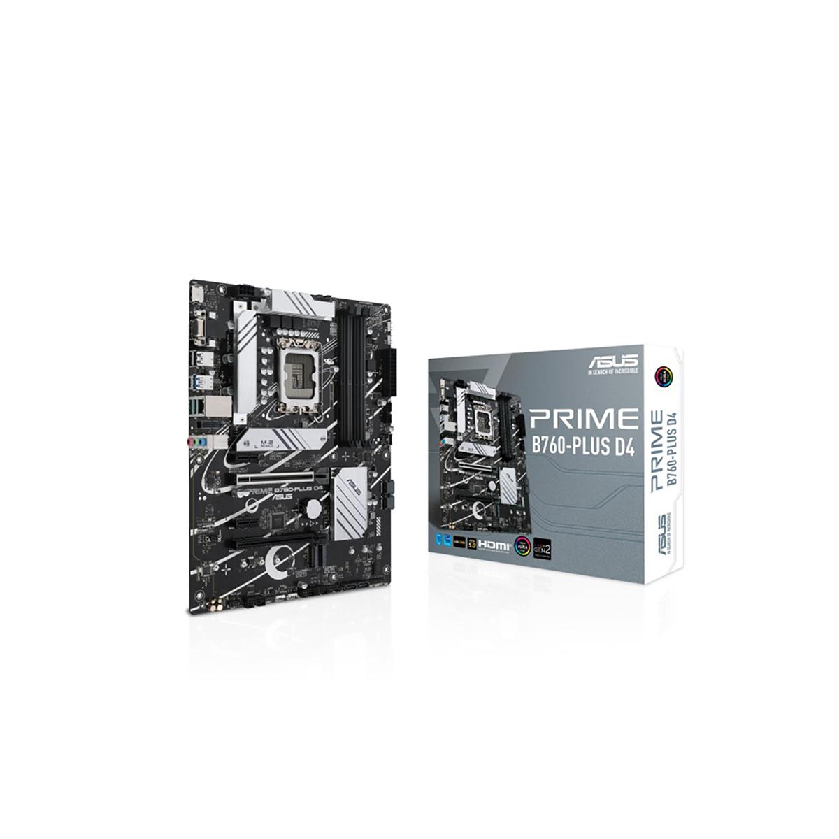 PRIME B760-PLUS D4 MB ASUS PRIME B760-PLUS D4 Socket 1700 13a GEN 4*DDR4 2*HDMI DP UPC 