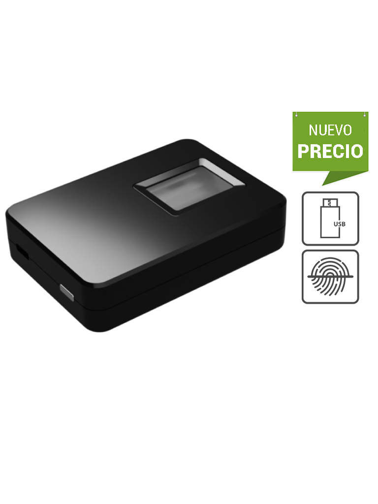 ZKTECO ZK9500 - Enrolador de Huella Digital por USB/ Conexión de Alta Velocidad USB 2.0 - ZK9500 black