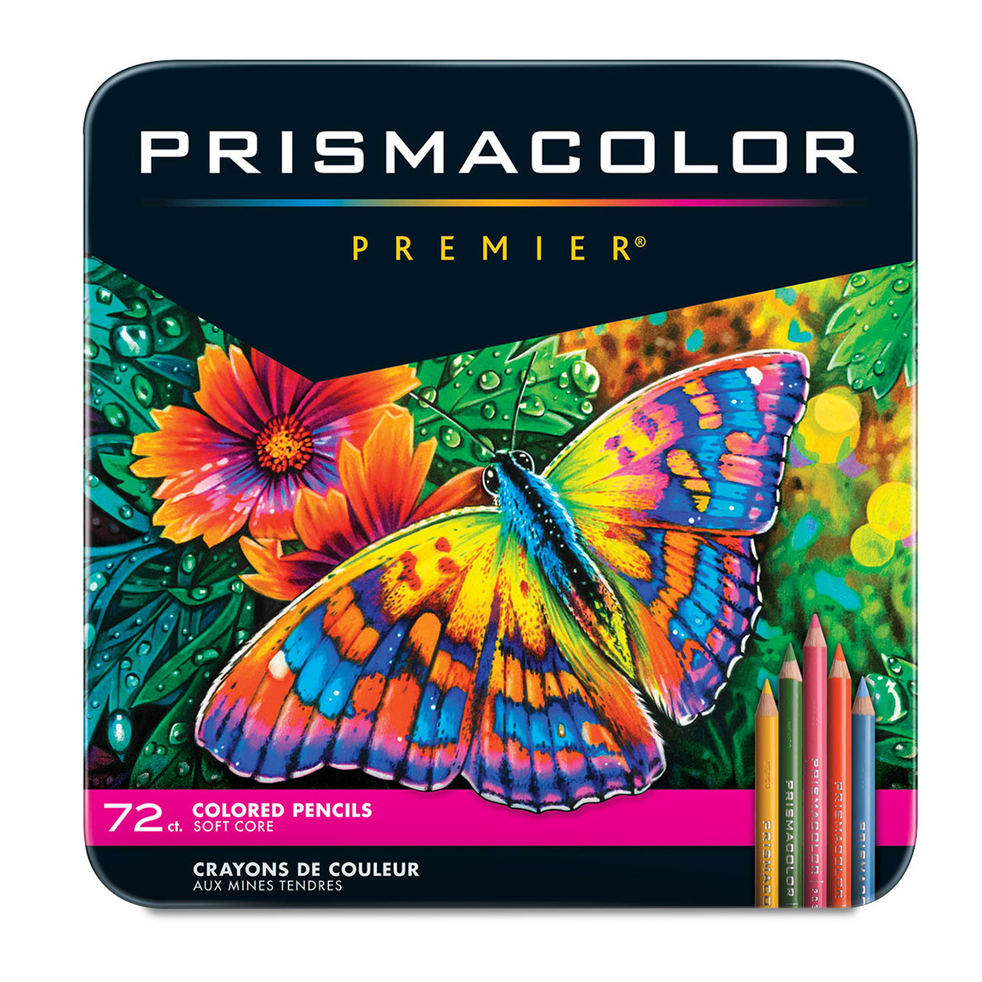 Colores Prismacolor premier con 72 pieza Lápiz de  color prismacolor profesional (premier) estuche c/72 colores diferentes, máxima suavidad al escribir, la cera que contiene el producto lo hace sumamente suave                                                                                        s                                        - 1807851