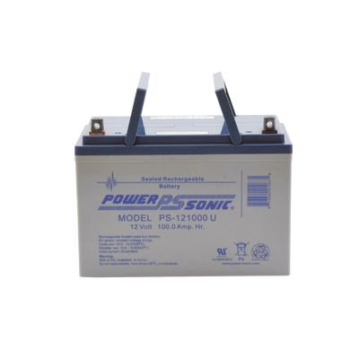 Batería de Respaldo UL de 12V 100AH,  Ideal para Sistemas Fotovoltáicos <br>  <strong>Código SAT:</strong> 26111707 - POWER SONIC
