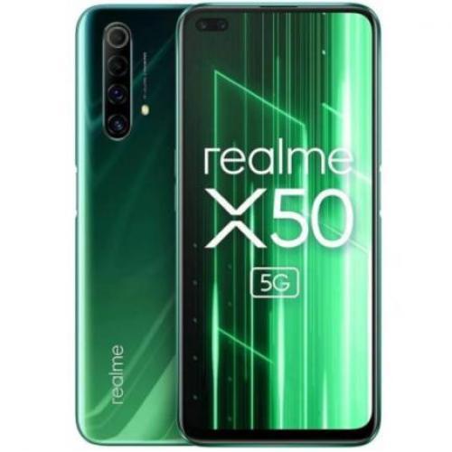 Smartphone RealMe X50 6.57" 5G FHD 128GB/6GB Cámara 48MP+8MP+2MP+2MP/16MP+2MP Snapdragon Android 10 Color Verde - REALMEX50-V