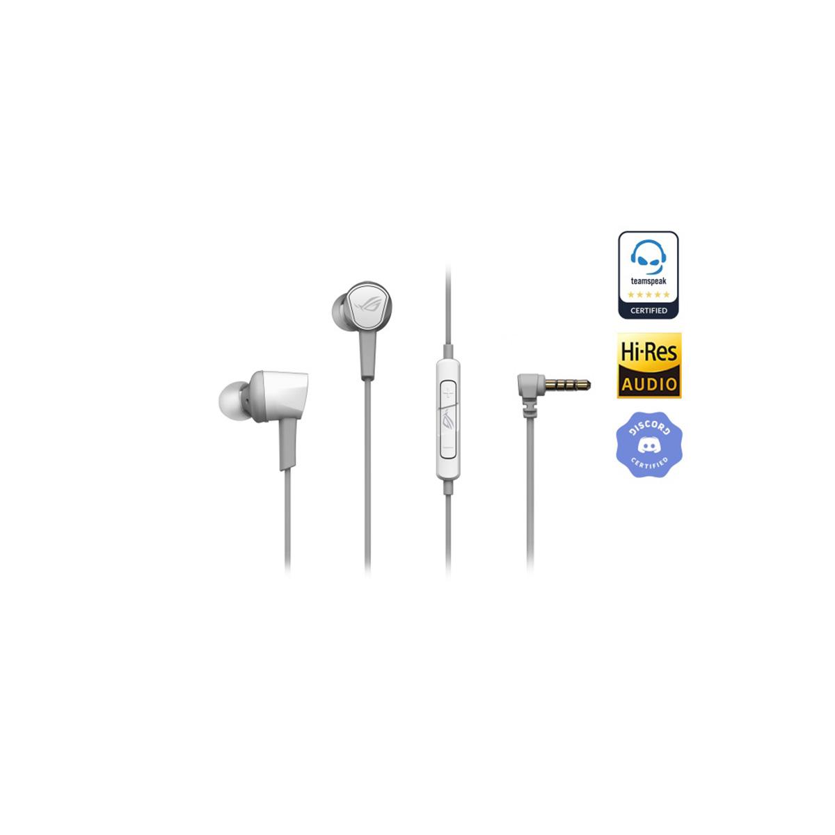 ROG CETRA II CORE ML AUDIFONOS ASUS (ROG CETRA II CORE ML) IN-EAR,3.5MM,GAMING,PC,MAC,SWITCH,PS4,PS5,XBOX SS,BLANCO